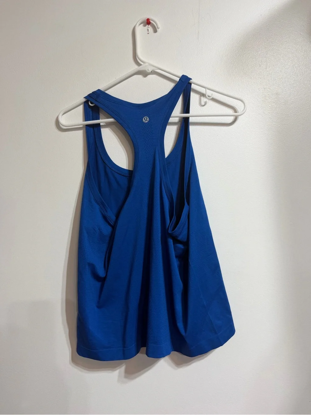 Lululemon Sculpt Tank Top Blue Racerback Mesh Back Athletic Workout Size 10 - Picture 3 of 4